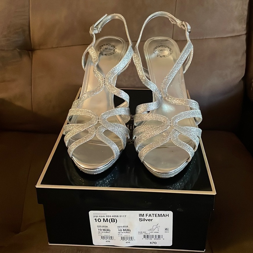 I. Miller Fatemah Silver Heels